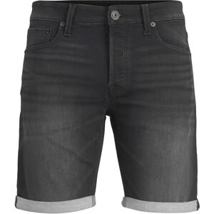 Jack&Jones JJIRICK Regular Fit Black Denim férfi rövidnadrág XXL