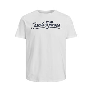 Jack&Jones Férfi póló JACARLO Regular Fit 12191375 Blanc de Blanc XL