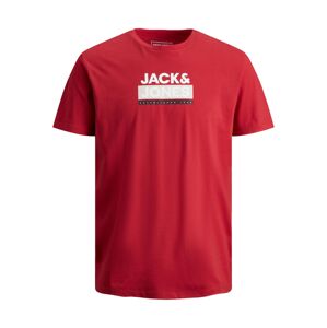 Jack&Jones Férfi póló  JCODELFIELD Regular Fit 12198089 Ribbon Red XL
