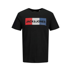 Jack&Jones Férfi póló JJECORP 12151955 Black PLAY SLIM M