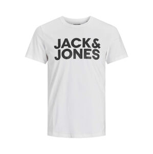 Jack&Jones JJECORP Slim Fit 12151955 White férfi póló XXL