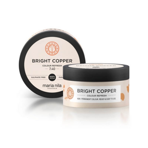 Maria Nila Bright Copper gyengéd, tápláló hajmaszk színpigmentek nélkül (Colour Refresh Mask) 100 ml