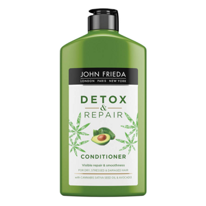 John Frieda Szilárd kondicionáló sérült hajra  Detox & Repair (Conditioner) 250 ml