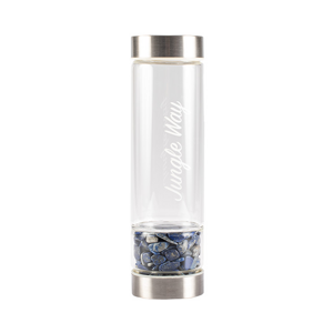 Jungle Way Divatos üveg flakon lapis lazuli kővel