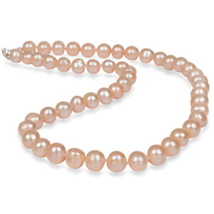 JwL Luxury Pearls Lazac színű igazgyöngy nyaklánc JL0267