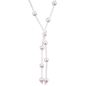 JwL Luxury Pearls Hosszú bőr nyaklánc 3in1 igazgyöngyökkel JL0497 