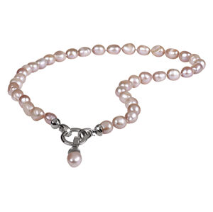 JwL Luxury Pearls Valódi rózsaszín gyöngyből készült nyaklánc JL0555