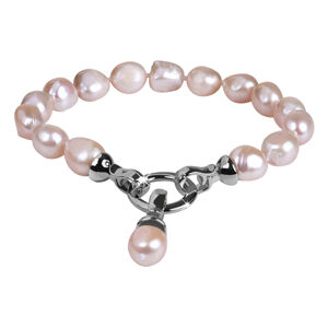 JwL Luxury Pearls Valódi rózsaszín gyöngy karkötő JL0556