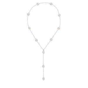 JwL Luxury Pearls Variálható ezüst nyaklánc igazi barokk gyöngyökkel JL0708