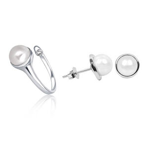 JwL Luxury Pearls Kedvezményes gyöngy ékszer szett JL0291 és JL0624 (gyűrű, fülbevaló)