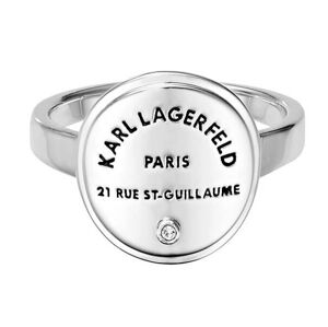 Karl Lagerfeld Elegáns gyűrű jellegzetes logóval 554530 58 mm