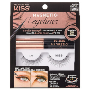 KISS Mágneses szempillák szemhéjtussal (Magnetic Eyeliner & Lash Kit) Lure