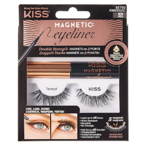KISS Mágneses szempillák szemhéjtussal (Magnetic Eyeliner & Lash Kit) 02 Tempt