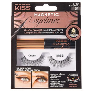 KISS Mágneses szempillák szemhéjtussal (Magnetic Eyeliner & Lash Kit) 07 Charm