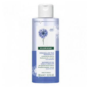 Klorane Sminklemosó vázálló sminkre és érzékeny bőrre (Waterproof Eye Make-Up Remover) 100 ml