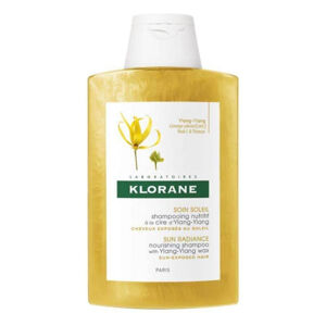 Klorane Sun Radinace (Nourishing Shampoo) tápláló sampon a napfénytől igénybevett hajra 200 ml