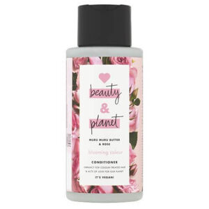 Love Beauty and Planet Hajbalzsam festett hajra rózsa olajja és Muru Muru vajjal (Blooming Colour Conditioner) 400 ml