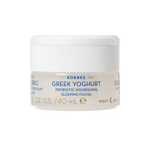Korres Tápláló éjszakai bőrápoló krém Greek Yoghurt (Probiotic Nourishing Sleeping Facial) 40 ml
