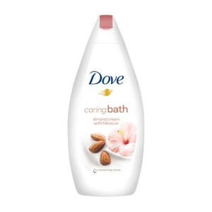 Dove Krémes fürdőhab mandulakrémmel és hibiszkusszal (Caring Bath) 500 ml