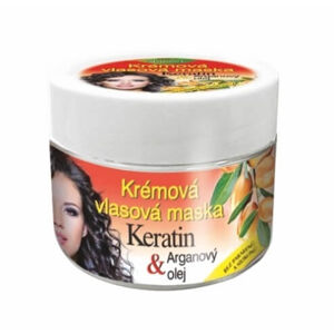 Bione Cosmetics Krém hajmaszk Keratin + Arganový olej 260 ml