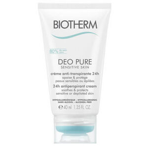 Biotherm Deo Pure Sensitive izzadásgátló krémdezodor érzékeny és epilált bőrre (24h Antiperspirant Cream) 40 ml