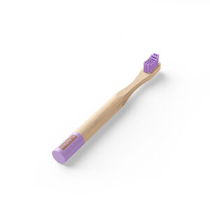 KUMPAN Gyermek bambusz fogkefe lila