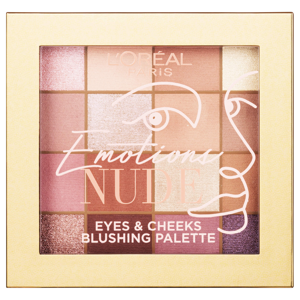 L´Oréal Paris Szemhéjpúder paletta   Emotions of Nu (Eyes & Cheeks Blushing Palette) 15 g