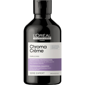 L´Oréal Professionnel Professzionális sárga tónusokat semlegesítő  lila sampon Serie Expert Chroma Crème (Purple Dyes Shampoo) 500 ml