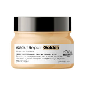 L´Oréal Professionnel Regeneráló maszk sérült vékonyszálú hajra  Serie Expert Absolut Repair Gold Quinoa + Protein (Golden Masque) 250 ml