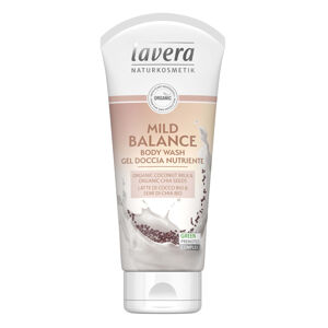 Lavera Zuhany és fürdő gél  Mild Balance Bio kókusztej és  Bio chia mag (Body Wash Gel) 200 ml