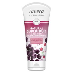 Lavera Zuhany és tusfürdő gél  Natural Superfruit Bio acai és Bio goji (Body Wash Gel) 200 ml