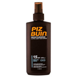 Piz Buin Könnyű napvédő spray SPF 15 (Ultra Light Sun Spray) 200 ml