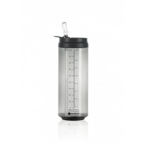 LES ARTISTES Utazó palack 500 ml Transparent Dark Grey