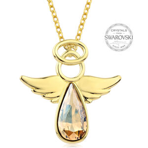 Levien Aranyozott arany csillogó nyaklánc Angel Rafael