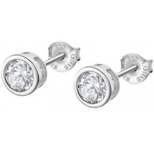 Lotus Silver Stílusos ezüst fülbevaló színtiszta cirkónium kövekkel Pure Essential LP3299-4/1