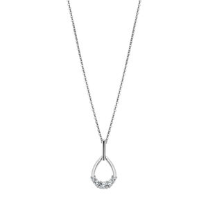 Lotus Silver Bájos ezüst karkötő cirkóniumkövekkel LP3057-1 / 1 (lánc, medál)