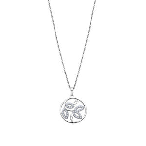 Lotus Silver Csillogó ezüst nyaklánc cirkóniumkövekkel LP3068-1 / 1 (lánc, medál)