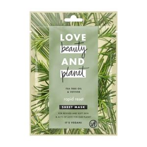 Love Beauty and Planet Szövetmaszk  Tea Tree & Vetiver 1 db