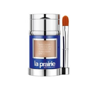 La Prairie Luxus folyékony smink korrektor alapozóval  SPF 15 (Skin Caviar Concealer Foundation) 30 ml + 2 g Tender Ivory