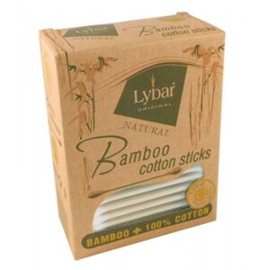 Lybar Original Natural Bamboo pamut fülpucolók papír dobozban 200 db