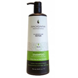 Macadamia Könnyű hidratáló sampon minden hajtípushoz Weightless Repair (Shampoo) 1000 ml