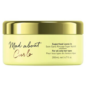 Schwarzkopf Professional Öblítést nem igénylő hajápoló göndör hajra  Mad Abouth Curls (Superfood Leave-In) 200 ml