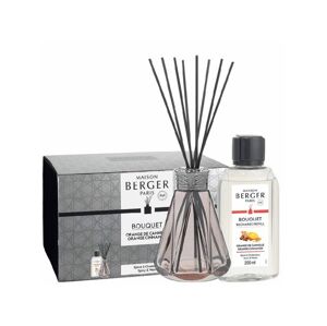 Maison Berger Paris Aroma diffúzor ajándékcsomag Pyramide vintage rózsaszín + utántöltő Narancs és fahéj 200 ml