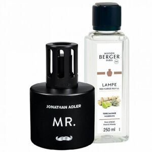 Maison Berger Paris Jonathan Adler MR. fekete + Wilderness utántöltő 250 ml katalitikus lámpa ajándékszett