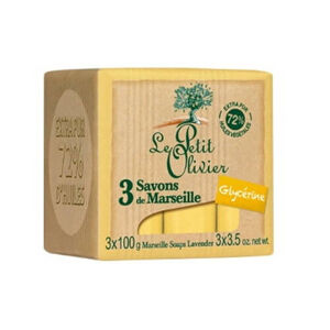 Le Petit Olivier Marseille szappan glicerinnel (Marseille Soaps) 3 x 100 g