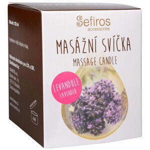 Sefiros Levendula masszázsgyertya (Massage Candle) 120 ml