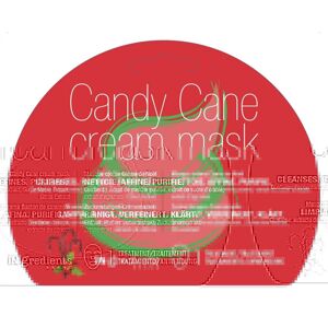 masqueBAR Tisztító krém maszk Candy Cane (Cream Mask) 1 db