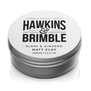 Hawkins & Brimble Elemi és ginzeng illatú mattító hajzselé (Elemi & Ginseng Matt Clay) 100 ml