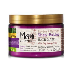 MAUI MAUI helyreállító maszk + Shea Butter  sérült hajra 340 ml