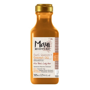 MAUI MAUI sampon vastag göndör hajra kókuszdióolajjal 385 ml